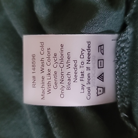 Universal Standard Teresa Dress Small Green Liquid Jersey V-Neck Kaftan Lounge - Picture 10 of 10